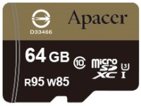Zdjęcia - Karta pamięci Apacer microSDXC UHS-I U3 64 GB