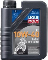 Olej silnikowy Liqui Moly Motorbike 4T Basic Offroad 10W-40 1 l