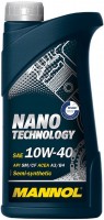 Zdjęcia - Olej silnikowy Mannol Nano Technology 10W-40 1 l