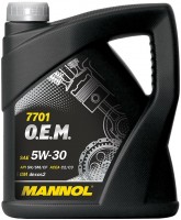 Фото - Моторне мастило Mannol 7701 O.E.M. 5W-30 4 л