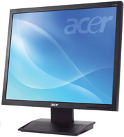 Zdjęcia - Monitor Acer V173 17 "  czarny