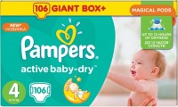 Фото - Підгузки Pampers Active Baby-Dry 4 / 106 pcs 