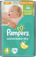 Zdjęcia - Pielucha Pampers Active Baby-Dry 4 / 76 pcs 