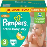 Zdjęcia - Pielucha Pampers Active Baby-Dry 3 / 126 pcs 