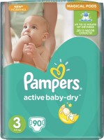 Фото - Підгузки Pampers Active Baby-Dry 3 / 90 pcs 