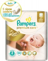 Zdjęcia - Pielucha Pampers Premium Care 2 / 80 pcs 