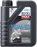 Фото - Моторне мастило Liqui Moly Motorbike 4T 15W-50 Street 1 л