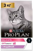 Karma dla kotów Pro Plan Adult Delicate Sensitive Turkey  3 kg