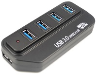 Zdjęcia - Czytnik kart pamięci / hub USB Lapara LA-USB304A 