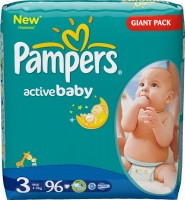 Zdjęcia - Pielucha Pampers Active Baby 3 / 164 pcs 