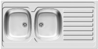 Кухонна мийка Pyramis International 120x60 2B 1D 1200x600