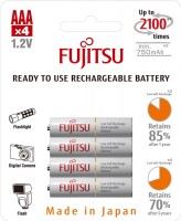 Zdjęcia - Bateria / akumulator Fujitsu  4xAAA 750 mAh