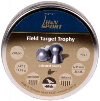 Кулі й патрони Haendler & Natermann Field Target Trophy 6.35 mm 1.29 g 200 pcs 