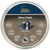 Кулі й патрони Haendler & Natermann Silver Point 5.5 mm 1.11 g 200 pcs 