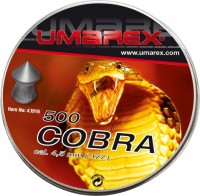 Фото - Кулі й патрони Umarex Cobra 4.5 mm 0.52 g 500 pcs 