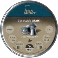Кулі й патрони Haendler & Natermann Baracuda Match 5.5 mm 1.37 g 200 pcs 