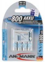 Фото - Акумулятор / батарейка Ansmann maxE   4xAAA 800 mAh