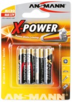Акумулятор / батарейка Ansmann X-Power 4xAAA 