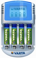 Зарядка для акумуляторної батарейки Varta LCD Charger 4xAA 2500 mAh 