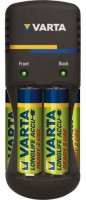 Фото - Зарядка для акумуляторної батарейки Varta Pocket Charger + 4xAA 2500 mAh 