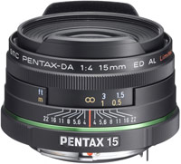 Obiektyw Pentax 15mm f/4.0 SMC DA ED AL Limited 