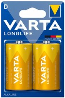 Фото - Акумулятор / батарейка Varta Longlife 2xD 