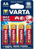 Zdjęcia - Bateria / akumulator Varta Max Tech  4xAA
