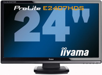 Фото - Монітор Iiyama ProLite E2407HDS 24 "  чорний