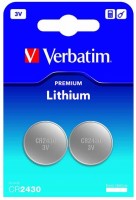 Фото - Акумулятор / батарейка Verbatim Premium  2xCR2430