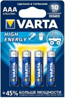 Zdjęcia - Bateria / akumulator Varta High Energy  4xAAA