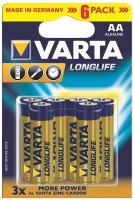 Фото - Акумулятор / батарейка Varta Longlife Extra  6xAA