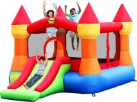 Trampolina Happy Hop Castle with Slide 