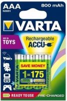 Акумулятор / батарейка Varta Toys Accu  4xAAA 800 mAh