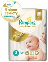 Zdjęcia - Pielucha Pampers Premium Care 3 / 20 pcs 