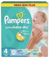 Zdjęcia - Pielucha Pampers Active Baby 4 / 147 pcs 