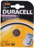 Фото - Акумулятор / батарейка Duracell  1xCR2016 DSN