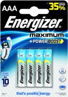 Акумулятор / батарейка Energizer Maximum  4xAAA