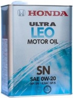Фото - Моторне мастило Honda Ultra LEO 0W-20 SN 4 л