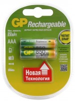 Фото - Акумулятор / батарейка GP Rechargeable 2xAAA 850 mAh 