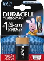 Фото - Акумулятор / батарейка Duracell 1xKrona Turbo Max MX1604 