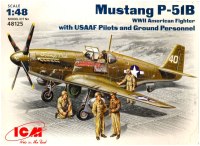 Zdjęcia - Model do sklejania (modelarstwo) ICM Mustang P-51B (1:48) 