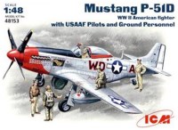 Фото - Збірна модель ICM Mustang P-51D (1:48) 