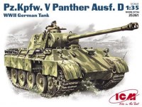 Фото - Збірна модель ICM Pz.Kpfw.V Panther Ausf.D (1:35) 