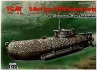 Фото - Збірна модель ICM U-Boat Type XXVII Seehund (early) (1:72) 