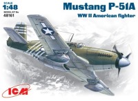 Model do sklejania (modelarstwo) ICM Mustang P-51A (1:48) 