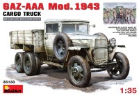 Збірна модель MiniArt GAZ-AAA Mod. 1943 Cargo Truck (1:35) 