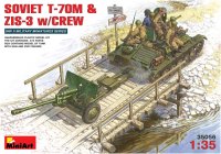 Zdjęcia - Model do sklejania (modelarstwo) MiniArt Soviet T-70M and ZIS-3 w/Crew (1:35) 