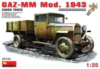 Фото - Збірна модель MiniArt GAZ-MM Mod. 1943 Cargo Truck (1:35) 