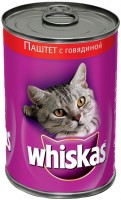 Zdjęcia - Karma dla kotów Whiskas Adult Pate Beef 0.4 kg 