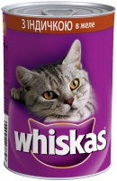 Фото - Корм для кішок Whiskas 1+ Canned with Turkey in Jelly 400 g 